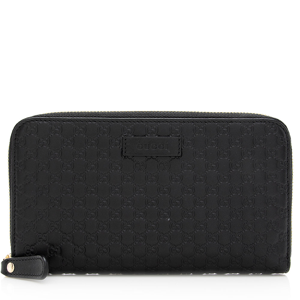 Gucci Microguccissima Leather Zip Wallet (SHF-19477)