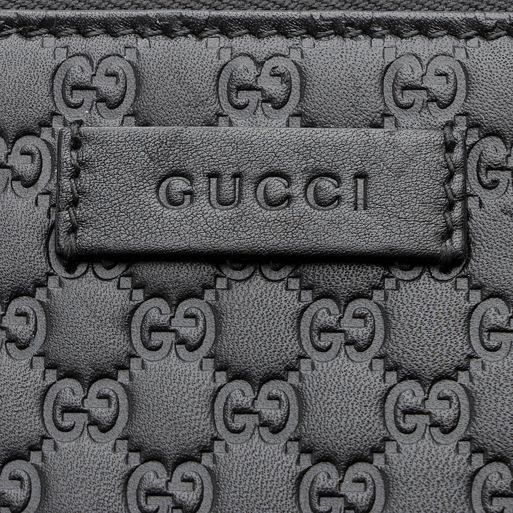 Gucci Microguccissima Leather Zip Wallet (SHF-19477)