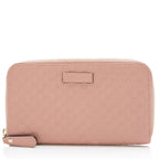 Gucci Microguccissima Leather Zip Wallet (SHF-23832)