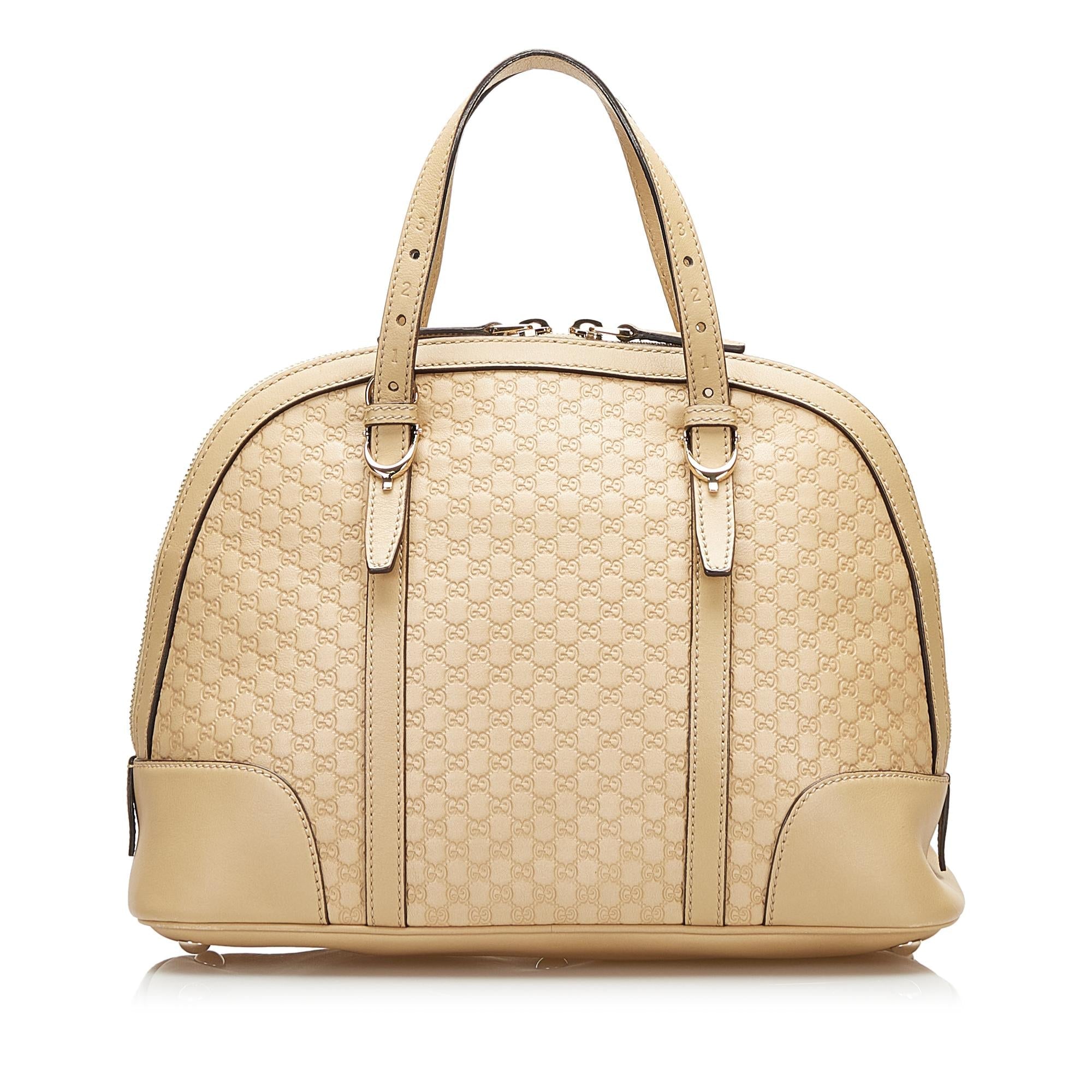 Gucci Microguccissima Nice Leather Satchel (SHG-35945)