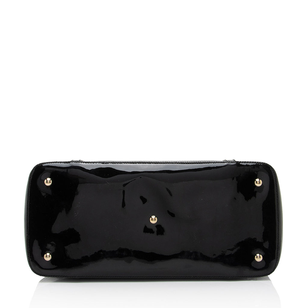 Gucci Microguccissima Patent Leather Nice Satchel (SHF-pCYqKU)