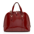 Gucci Microguccissima Patent Leather Nice Satchel (SHF-swAQdK)
