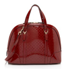 Gucci Microguccissima Patent Leather Nice Satchel (SHF-swAQdK)