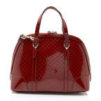 Gucci Microguccissima Patent Leather Nice Small Satchel