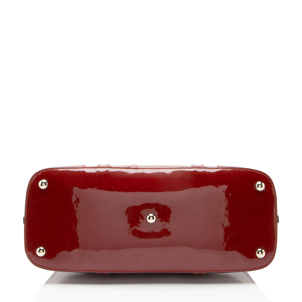 Gucci Microguccissima Patent Leather Nice Small Satchel