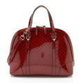 Gucci Microguccissima Patent Leather Nice Small Satchel