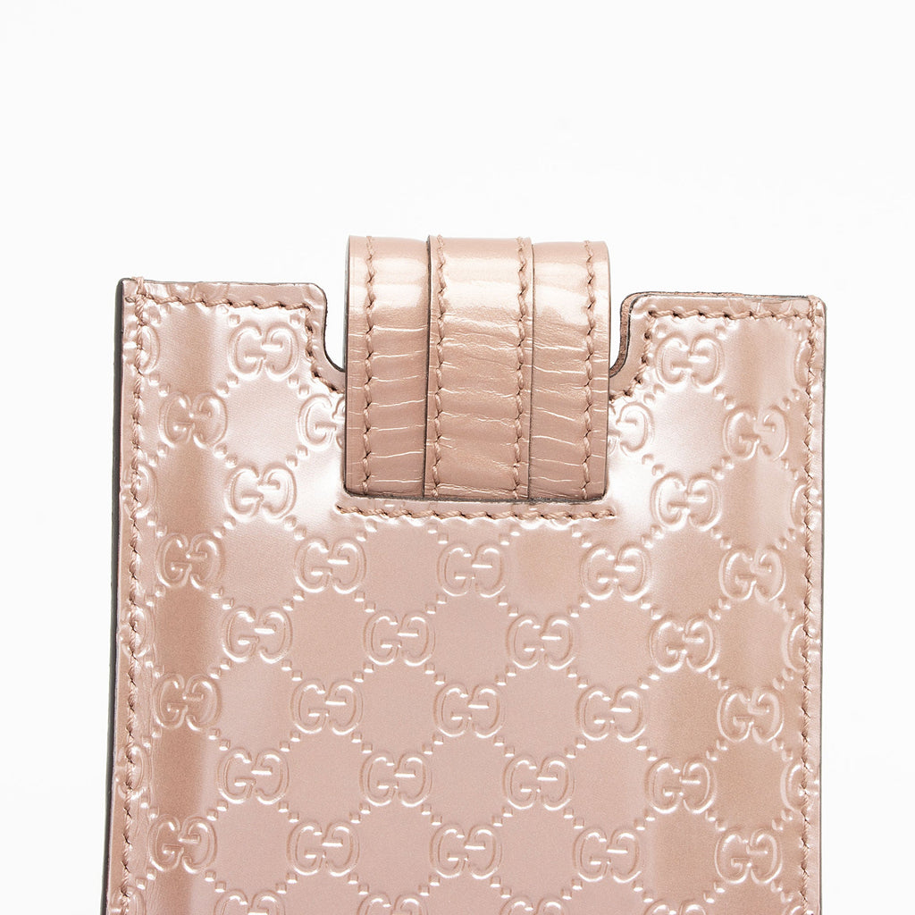 Gucci Microguccissima Patent Leather iPhone Case (SHF-0K23DY)