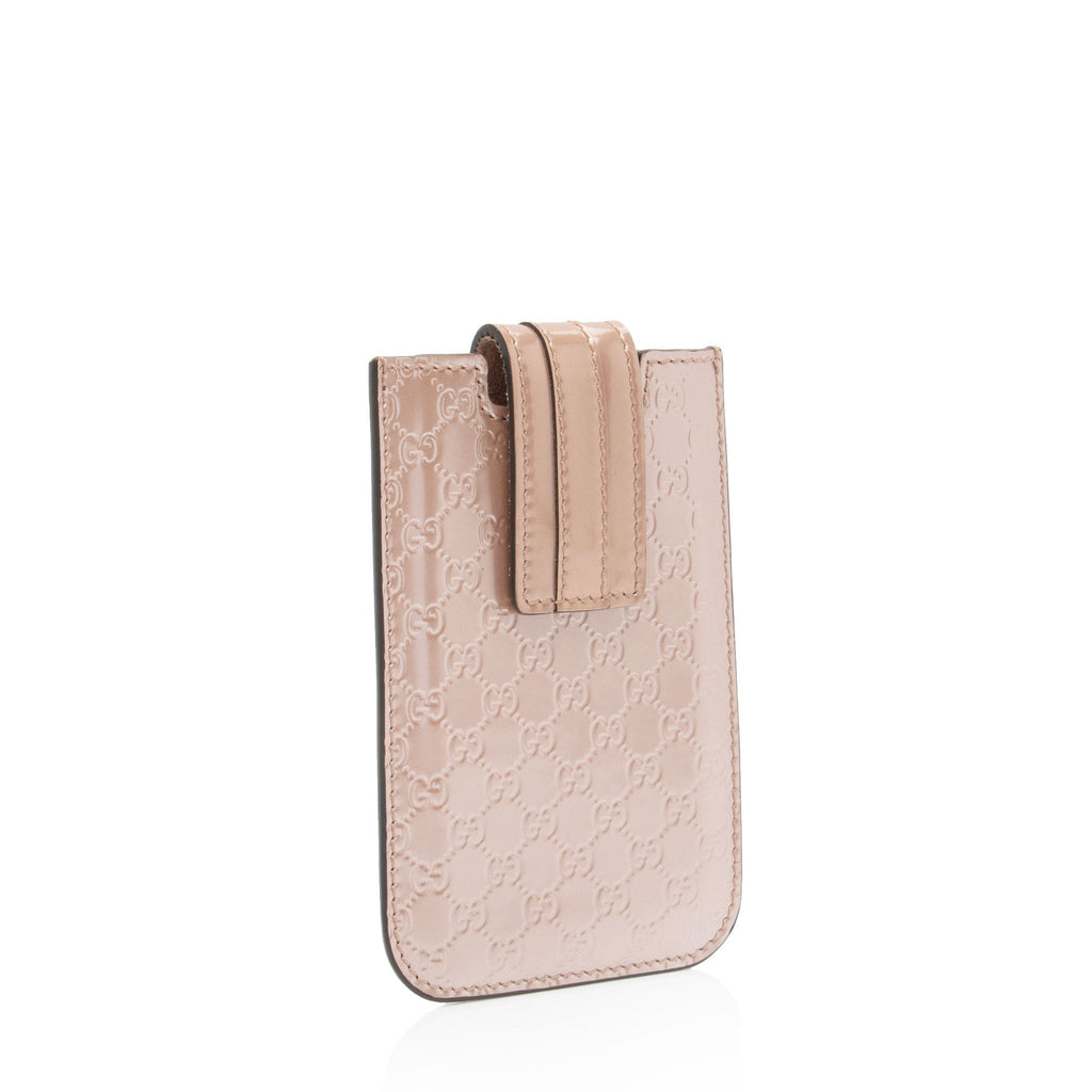 Gucci Microguccissima Patent Leather iPhone Case (SHF-0K23DY)