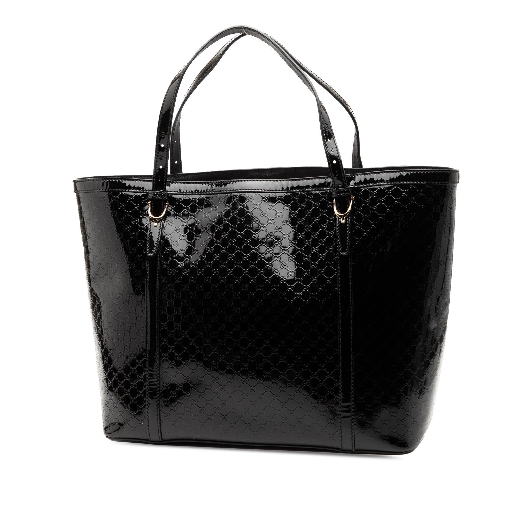 Gucci Microguccissima Patent Nice Tote