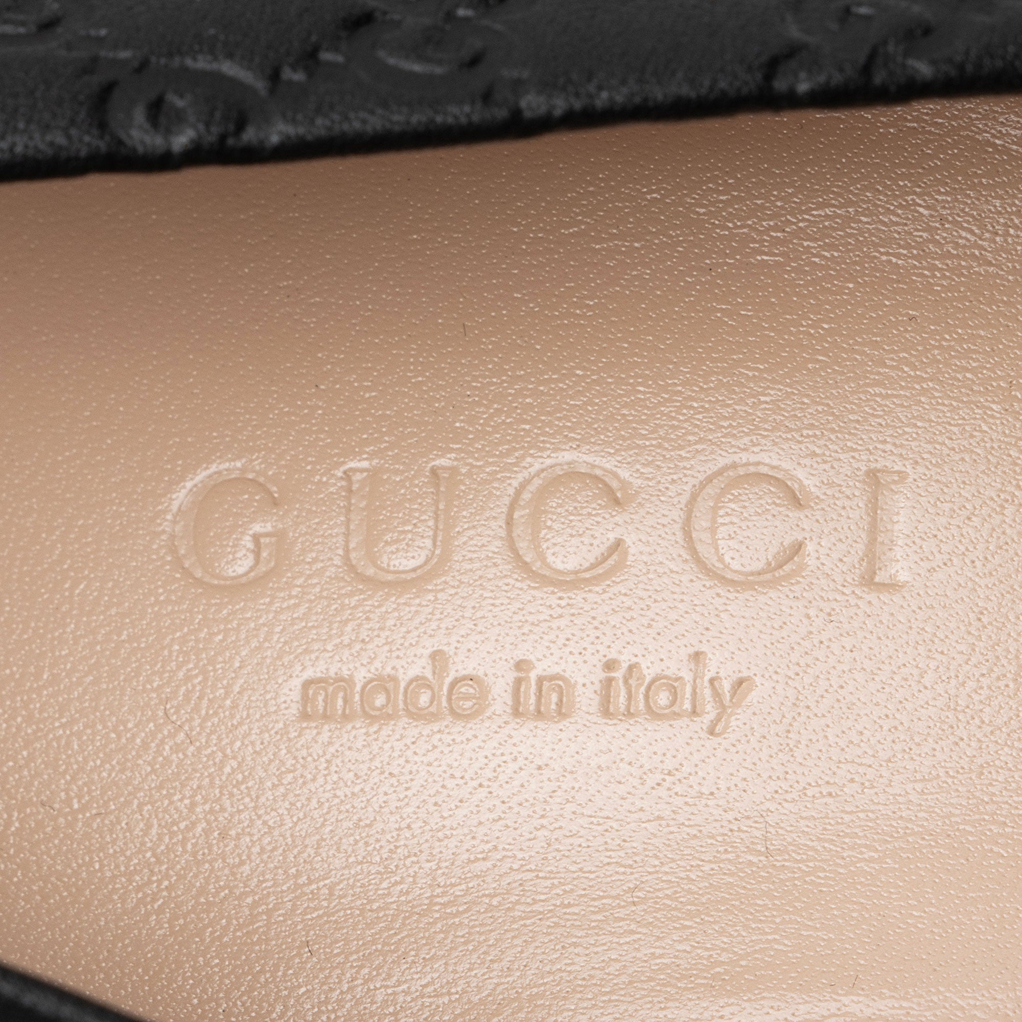 Gucci Microguccissima Peep Toe Pumps - Size 7.5 / 37.5 (SHF-CQZLdG)
