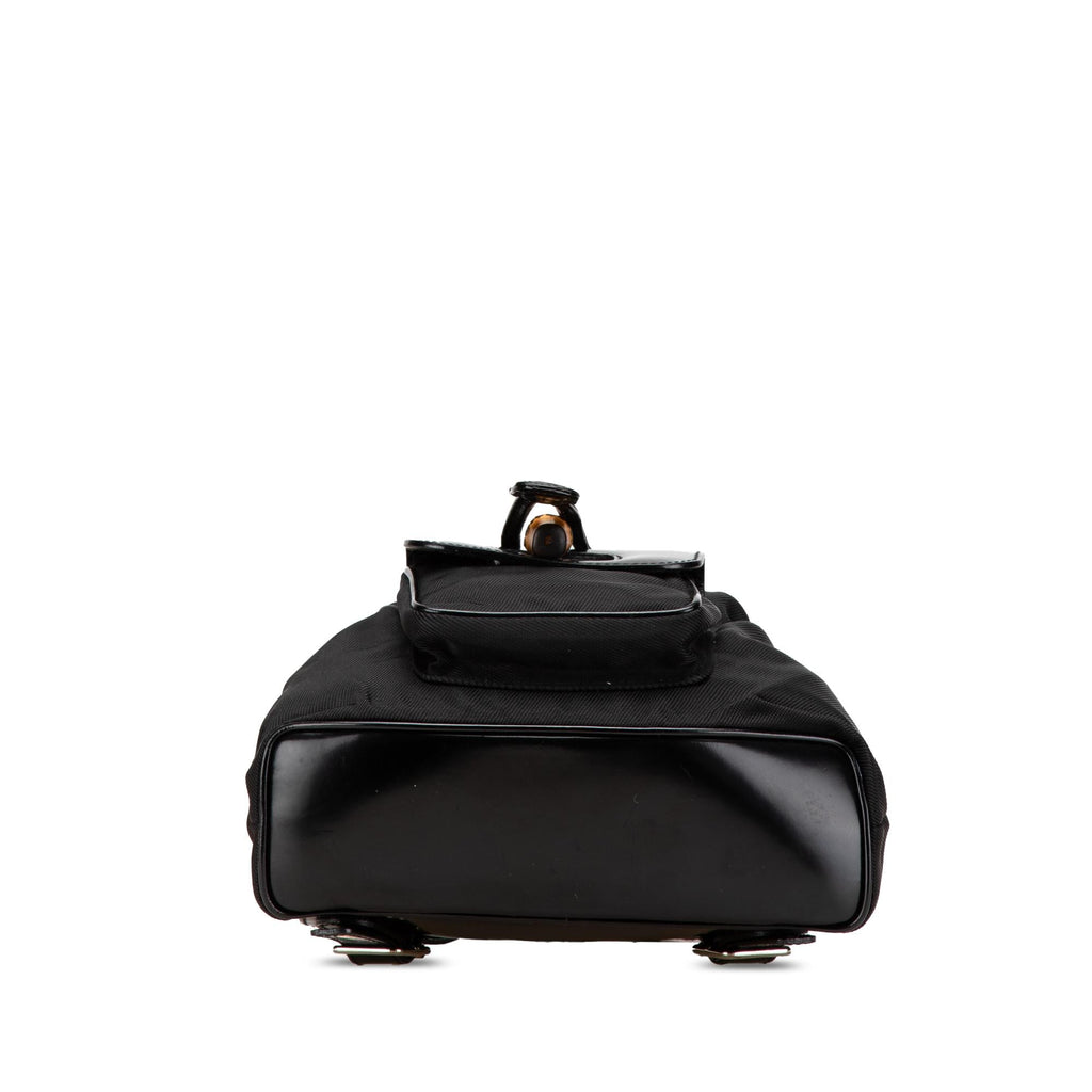 Gucci Mini Bamboo Nylon Backpack
