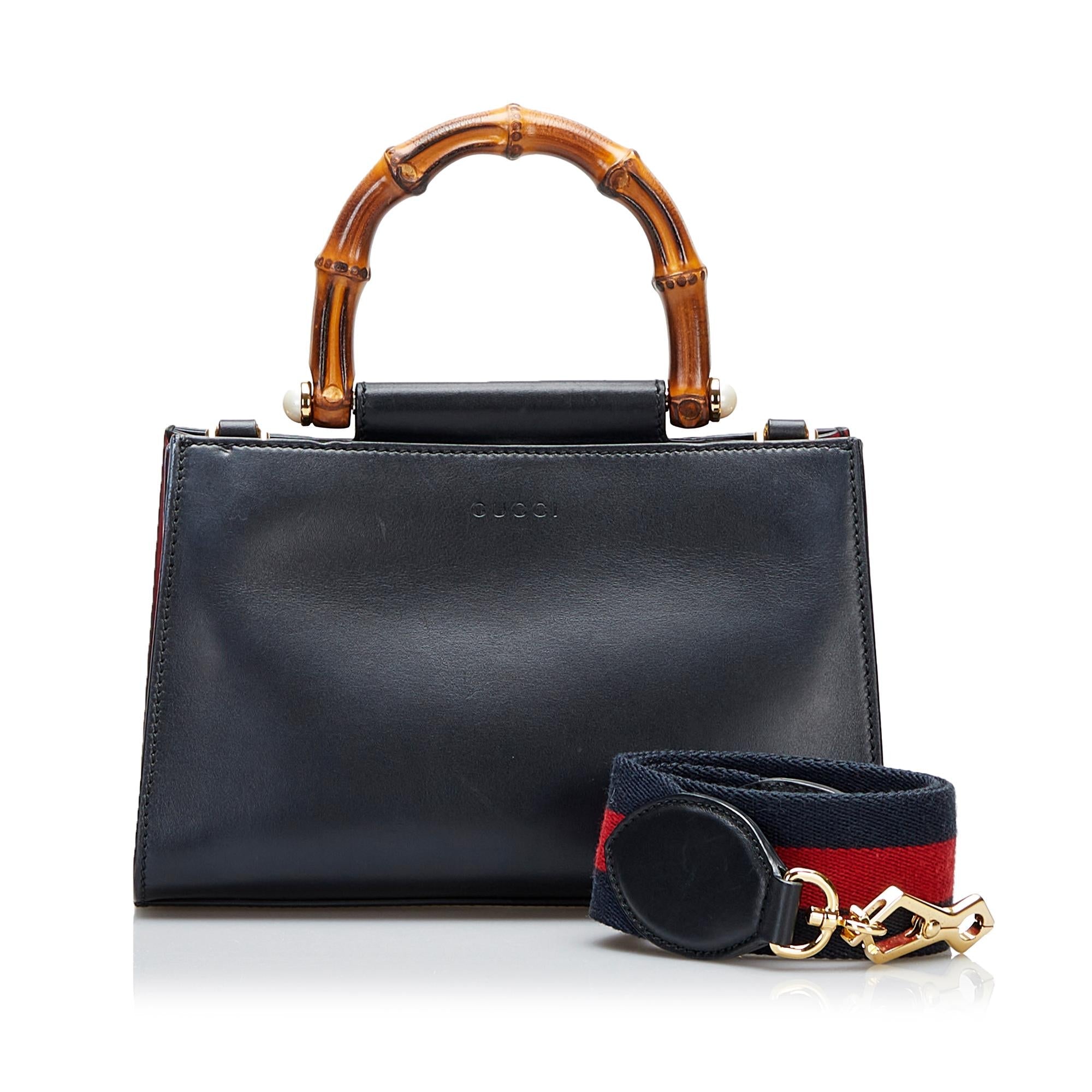 Gucci Mini Bamboo Nymphae (SHG-tbG7gW)