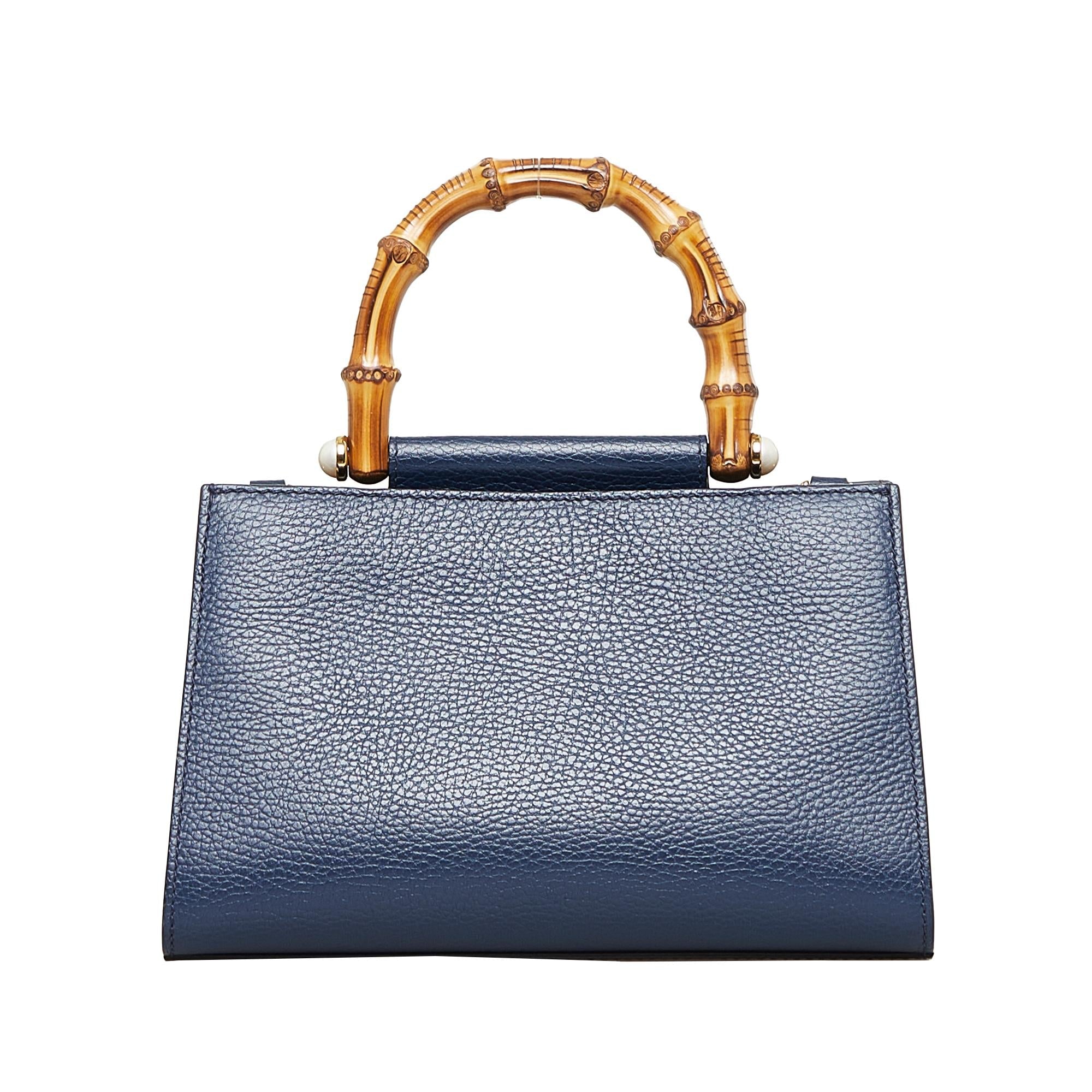 Gucci Mini Bamboo Nymphae (SHG-xVyZzB)