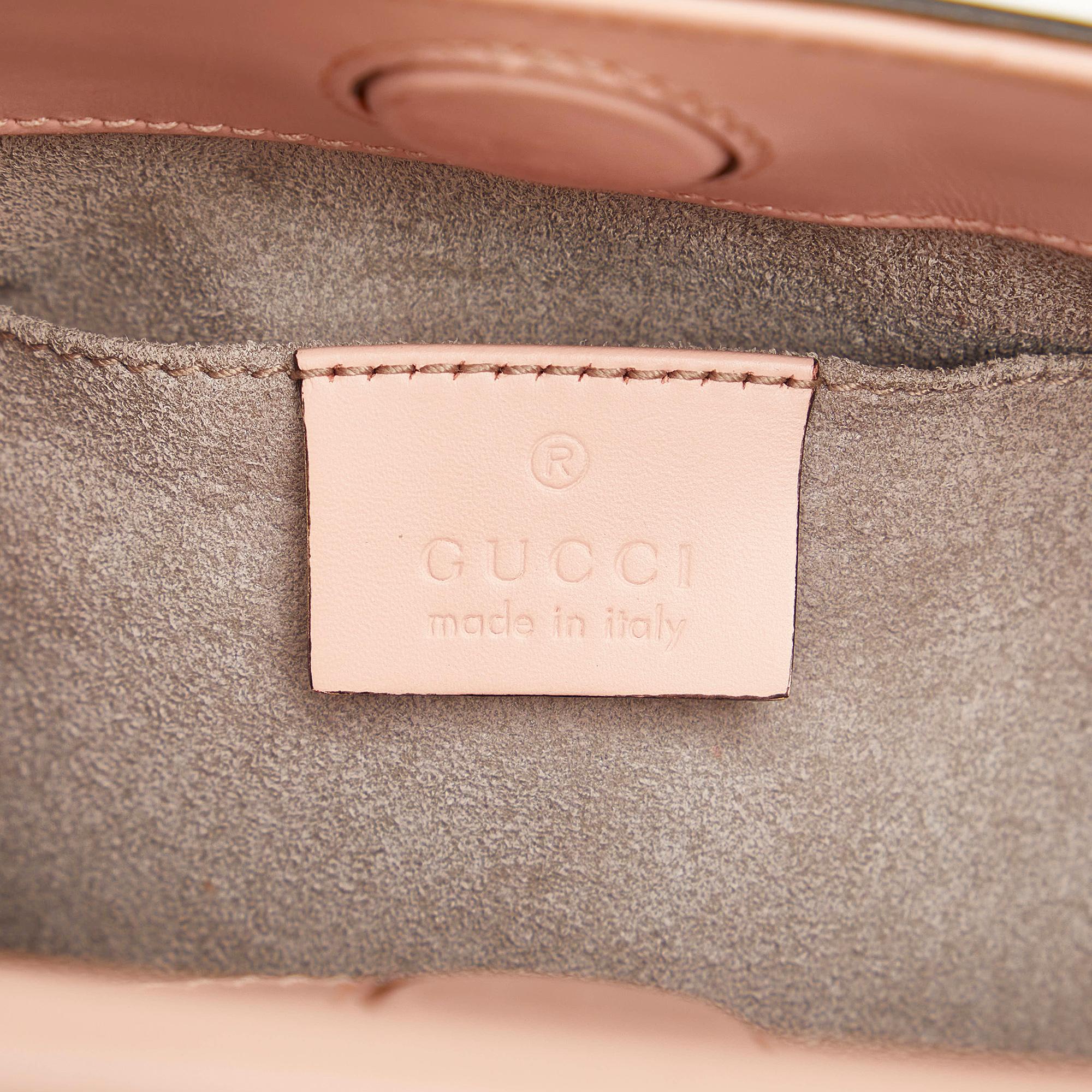 Gucci Mini Bamboo Nymphaea (SHG-I1MYUf)
