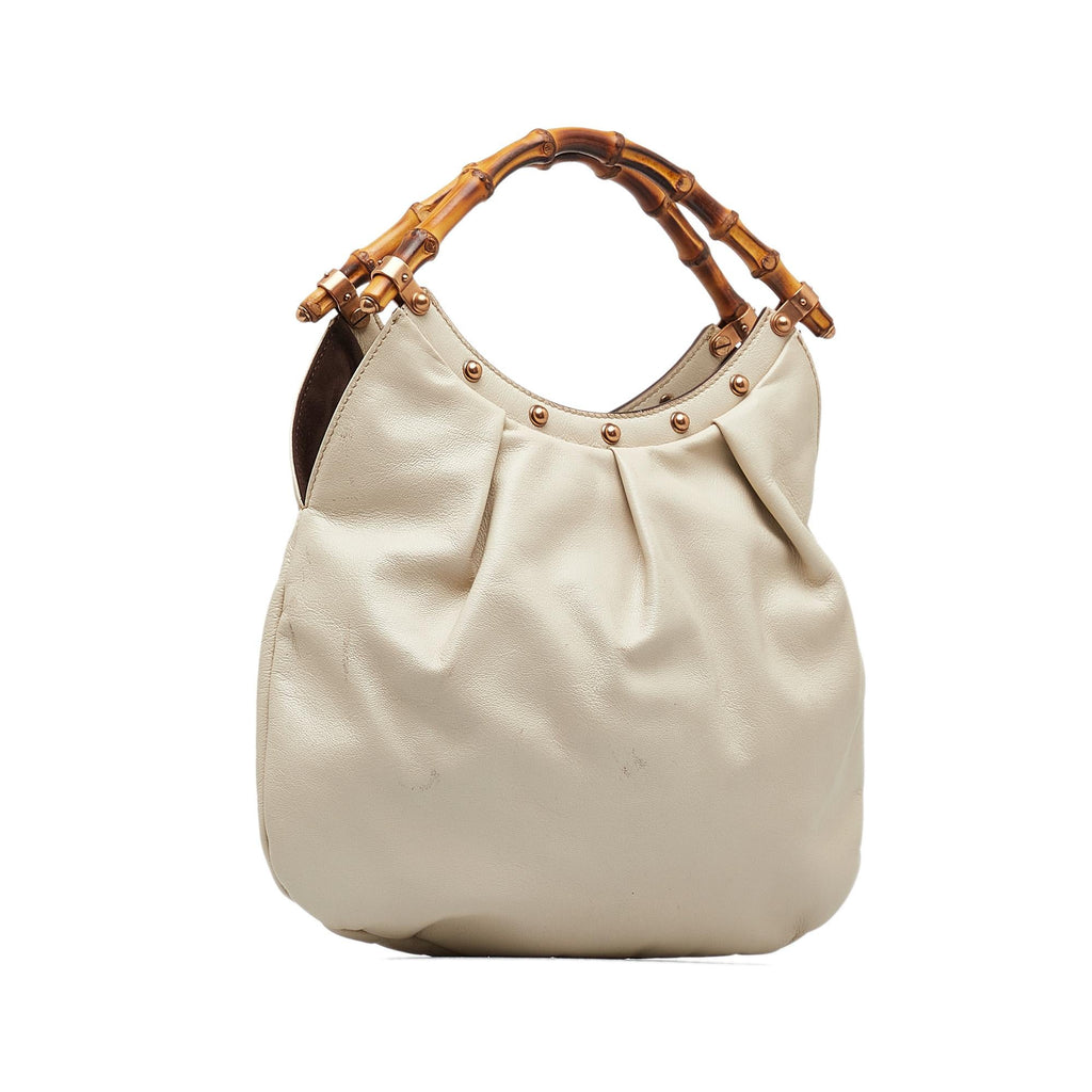 Gucci Mini Bamboo Studded Hobo (SHG-rQvld0)