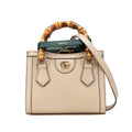 Gucci Mini Calfskin Bamboo Diana Satchel
