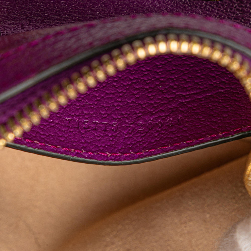 Gucci Mini Dollar Calfskin Bamboo Diana Dome Satchel
