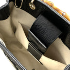 Gucci Mini Floral Canvas Bamboo Shopper (SHG-Uikssh)