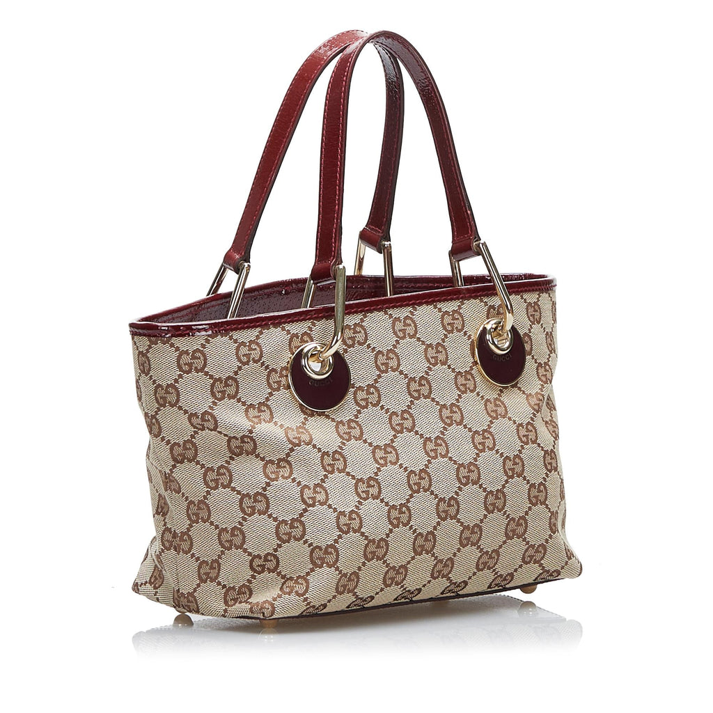 Gucci Mini GG Canvas Eclipse Tote (SHG-b0nqz3)