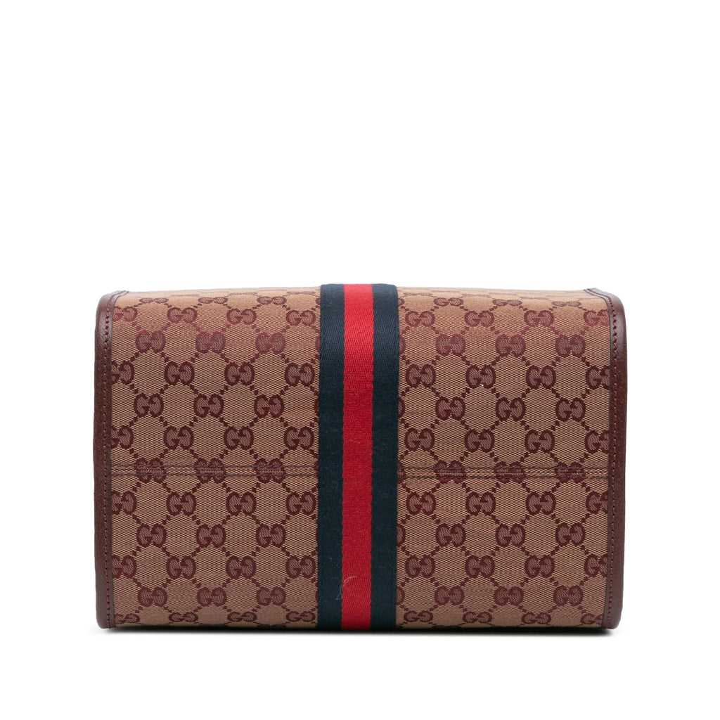 Gucci Mini GG Canvas Ophidia Web Duffle Bag (SHG-W4bcwX)