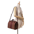Gucci Mini GG Canvas Ophidia Web Duffle Bag (SHG-W4bcwX)