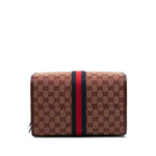 Gucci Mini GG Canvas Ophidia Web Duffle Bag