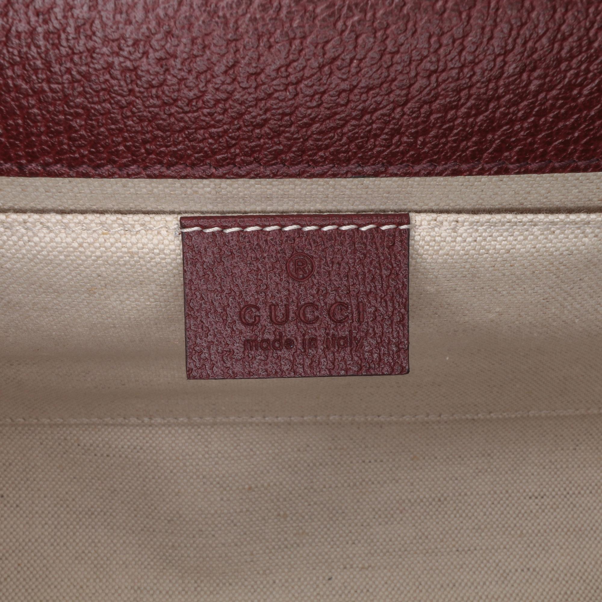 Gucci Mini GG Canvas Ophidia Web Duffle Bag