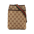 Gucci Mini GG Canvas Web Crossbody Bag (SHG-1cLFGf)
