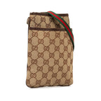 Gucci Mini GG Canvas Web Crossbody Bag (SHG-1cLFGf)