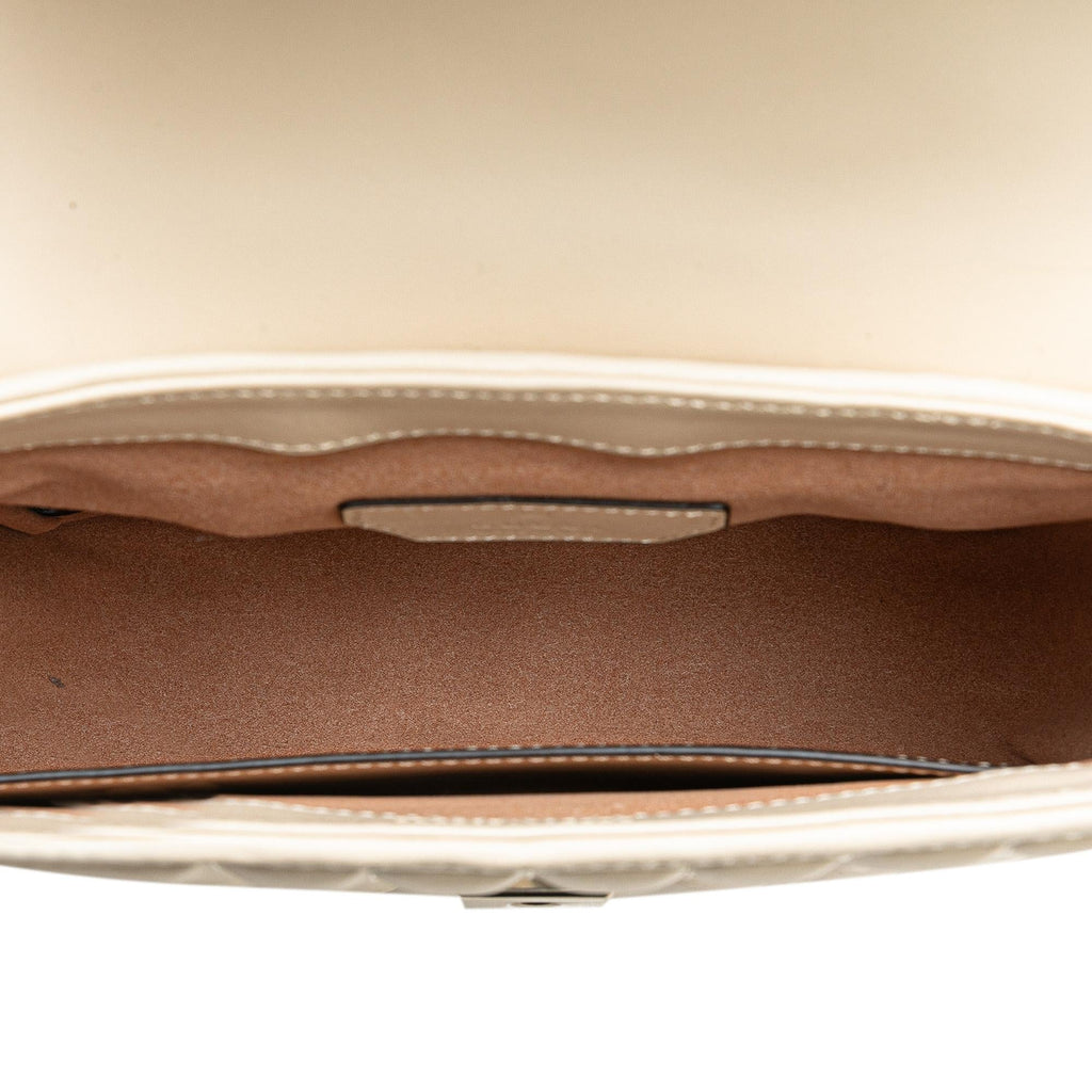 Gucci Mini GG Marmont Aria Matelasse Top Handle Bag (SHG-qPhLbm)