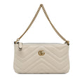 Gucci Mini GG Marmont Chain Baguette (SHG-Rla7Nz)