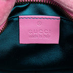 Gucci Mini GG Marmont Crystal Embellished Matelasse Velvet Crossbody