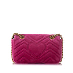 Gucci Mini GG Marmont Embellished Crossbody Bag (SHG-d9J815)