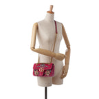 Gucci Mini GG Marmont Embellished Crossbody Bag (SHG-d9J815)