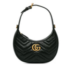 Gucci Mini GG Marmont Half Moon Bag (SHG-ramOzt)