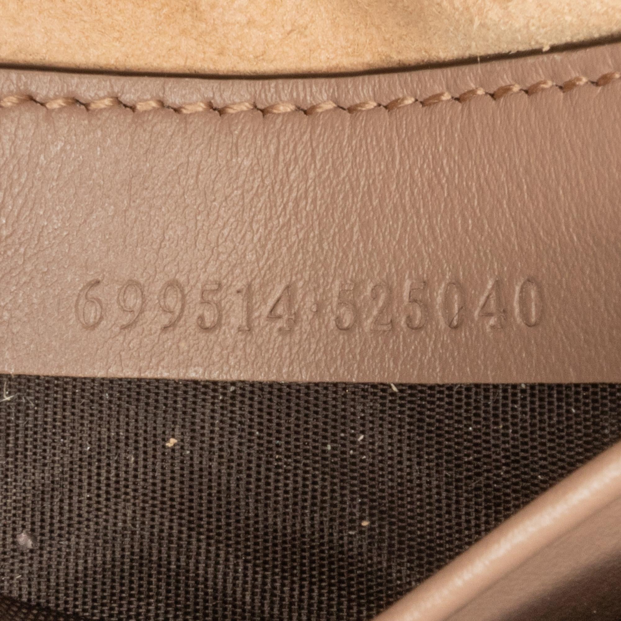 Gucci Mini GG Marmont Half Moon Bag (SHG-IhG8D5)