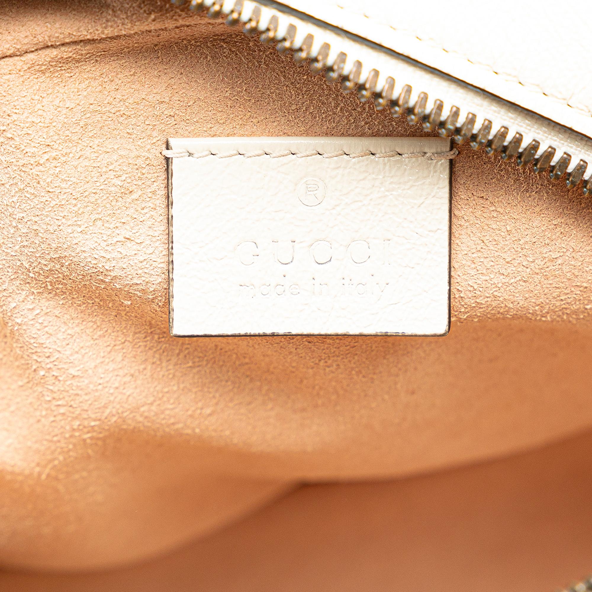 Gucci Mini GG Marmont Leather Matelasse Round Crossbody