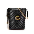 Gucci Mini GG Marmont Matelasse Bucket Bag