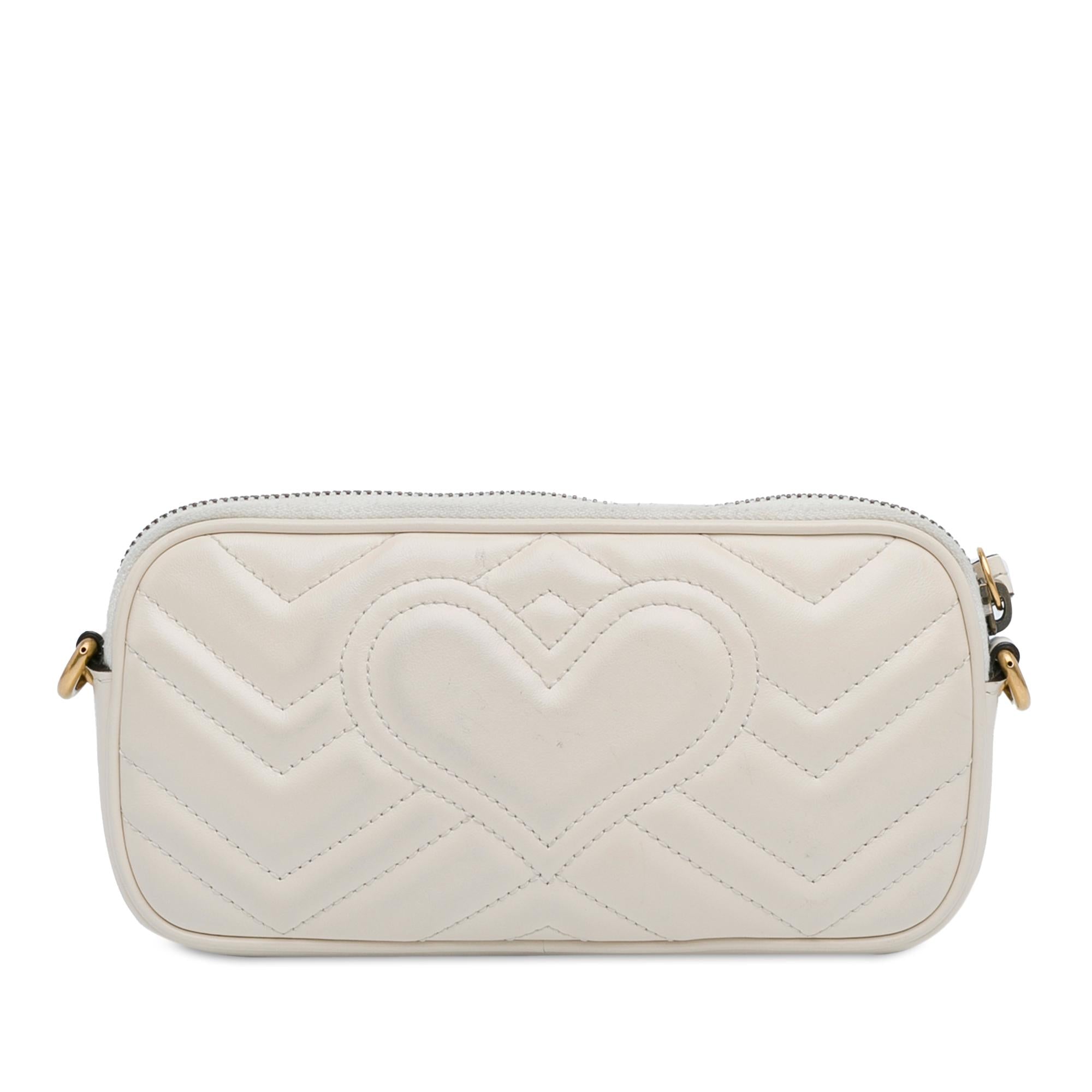 Gucci Mini GG Marmont Matelasse Camera Crossbody Bag (SHG-ORpyrF)