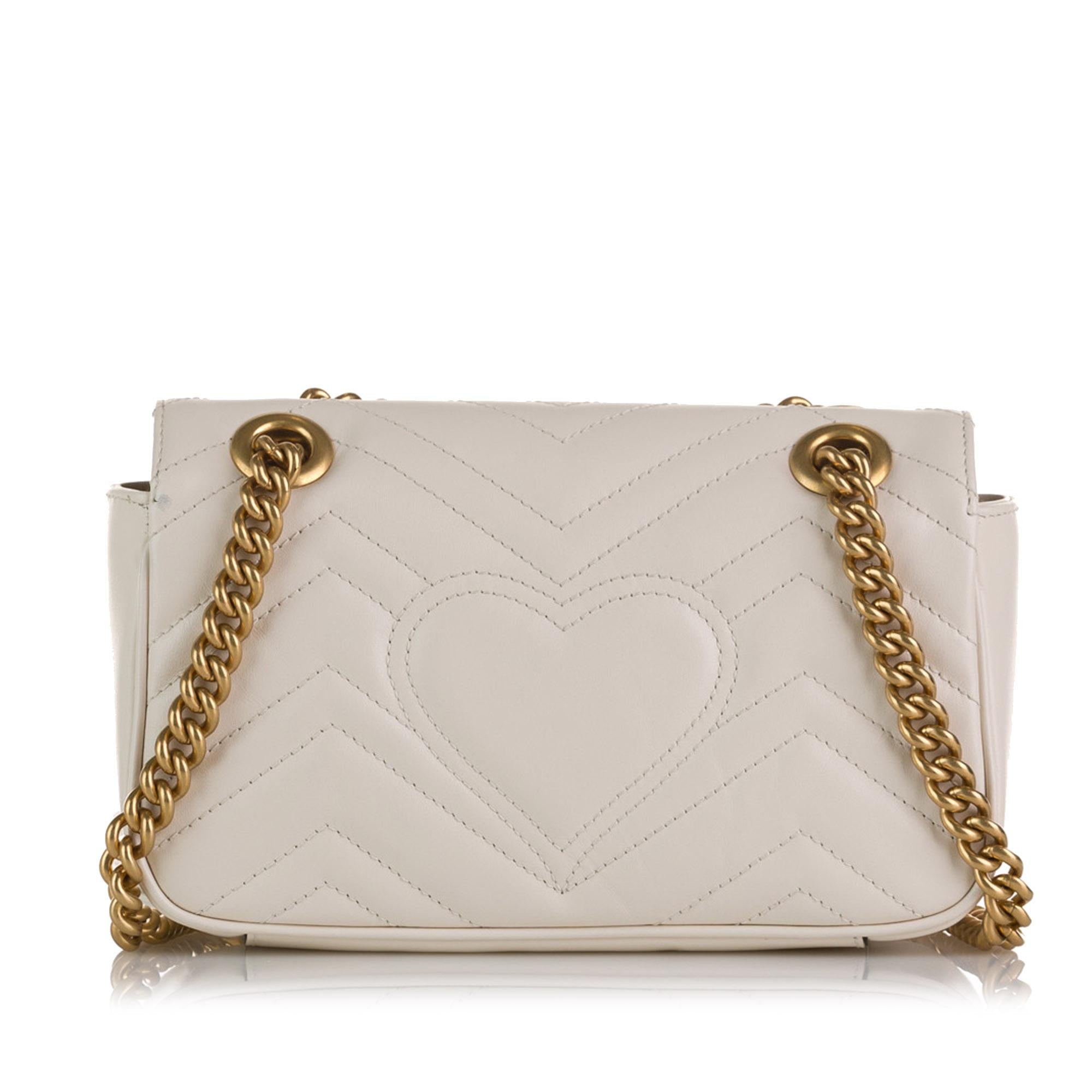 Gucci Mini GG Marmont Matelasse Crossbody Bag (SHG-PqL4OQ)