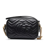 Gucci Mini GG Marmont Matelasse Crossbody Bag (SHG-uuNtOh)