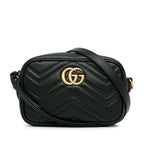 Gucci Mini GG Marmont Matelasse Crossbody Bag (SHG-FuNYR9)