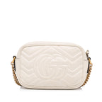 Gucci Mini GG Marmont Matelasse Crossbody (SHG-hPqMcj)