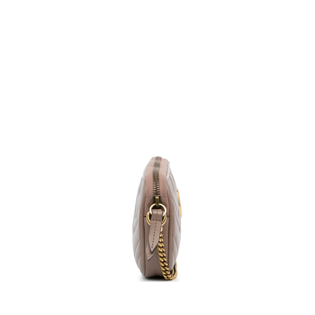 Gucci Mini GG Marmont Matelasse Crossbody (SHG-lhU1gO)