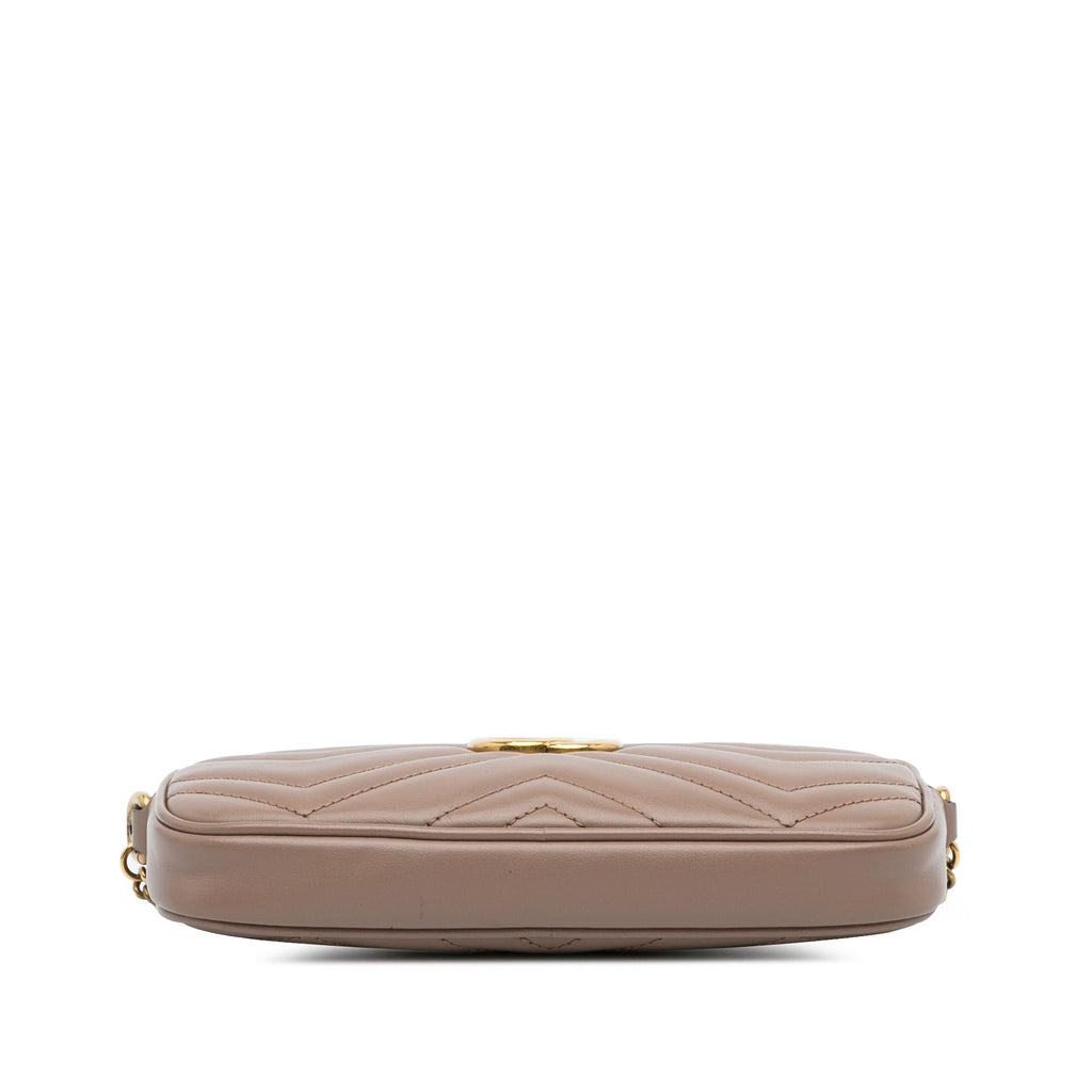 Gucci Mini GG Marmont Matelasse Crossbody (SHG-lhU1gO)