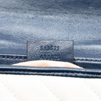 Gucci Mini GG Marmont Matelasse Diagonal Leather Torchon Top Handle Bag