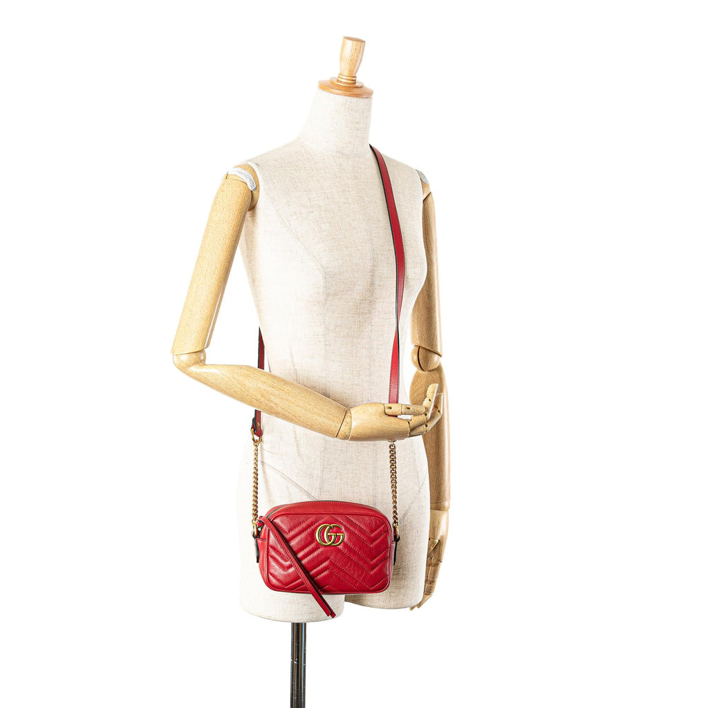Gucci Mini GG Marmont Matelasse Leather Crossbody
