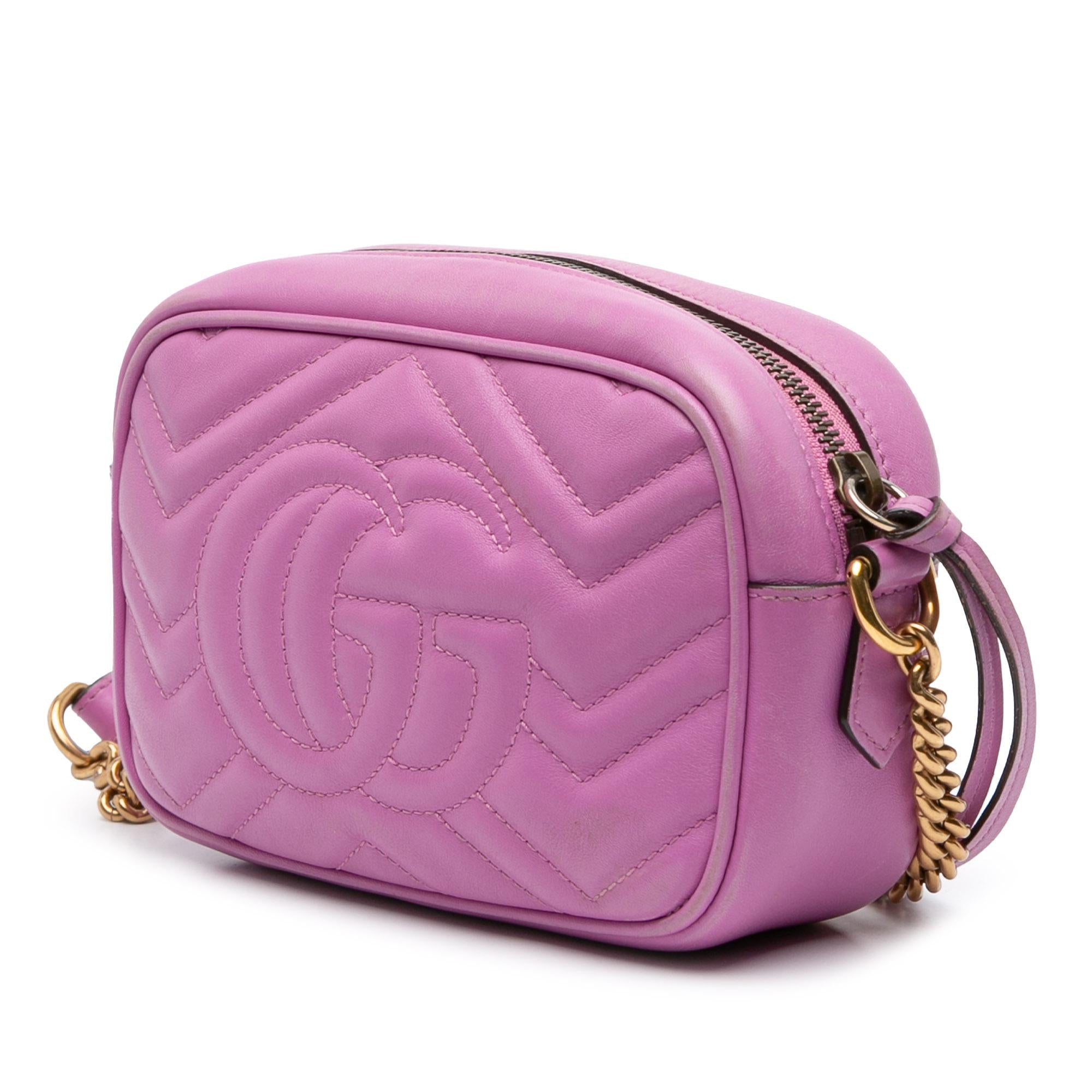 Gucci Mini GG Marmont Matelasse Leather Crossbody