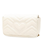 Gucci Mini GG Marmont Matelasse Leather Flap Crossbody