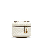 Gucci Mini GG Marmont Matelasse Leather Round Backpack
